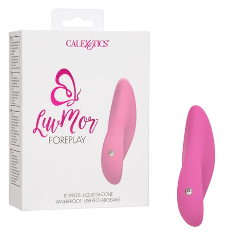 CALEXOTICS LUVMOR FOREPLAY FINGER VIBE - PINK RECHARGEABLE