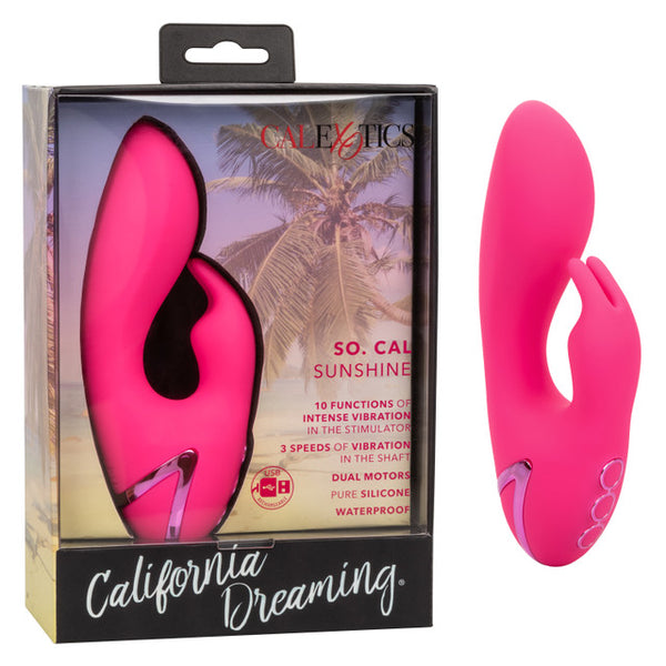 California Dreaming So. Cal Sunshine - RABBIT VIBE - RECHARGEABLE- PINK