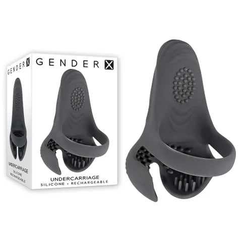 GENDER X UNDERCARRIAGE VIBRATING RING - GREY