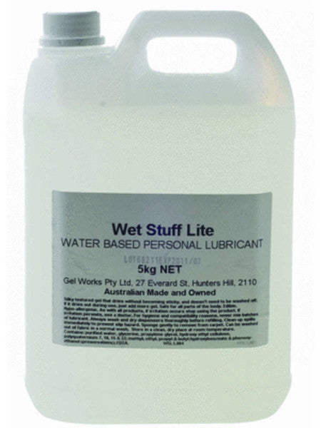 Wet Stuff Lite - Water-Based Personal Lubricant - 5kg