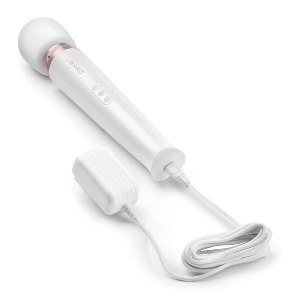 Le Wand Pearl White Rechargeable AU Plug Massager