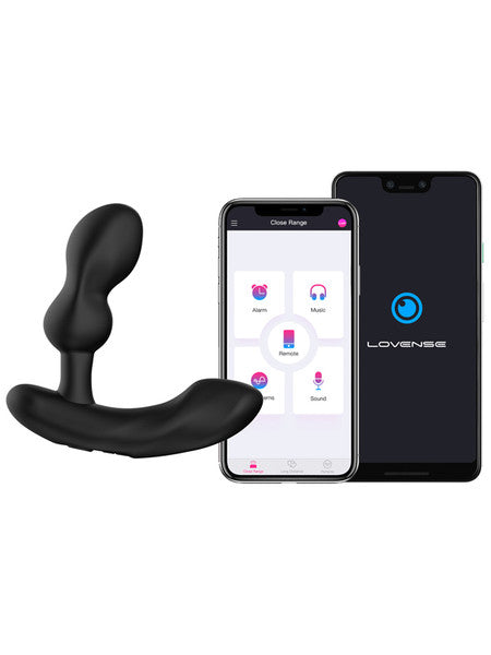 Edge 2 by Lovense - Bluetooth Black Rechargeable Prostate Massager