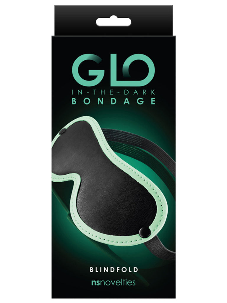 Glo Bondage Blindfold - Green