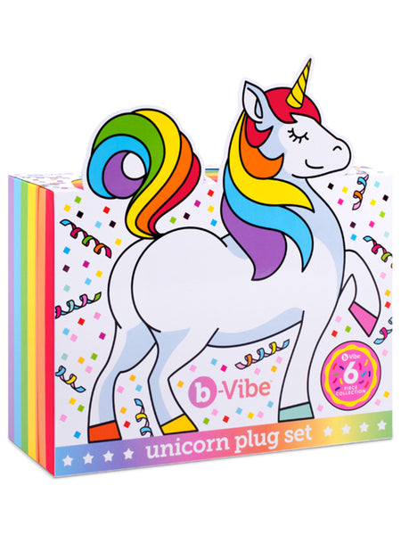 B-Vibe Unicorn Plug Set