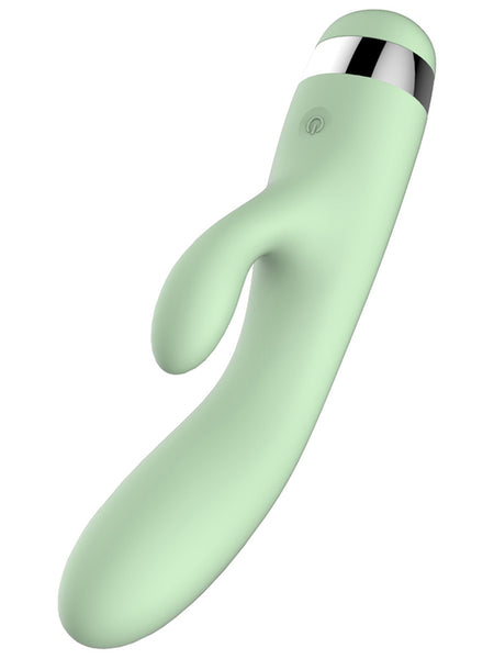 SOFT BY PLAYFUL STUNNER RECHARGEABLE RABBIT VIBRATOR MINT 7.5 INCHES