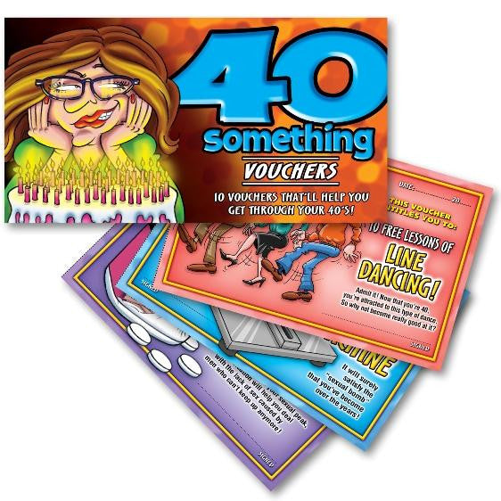40 Something Vouchers For Her 10 Hilarious Vouchers That'll Help You Get Through Your 40's