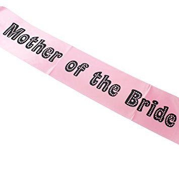 Miss Behave Mother of The Bride Sash