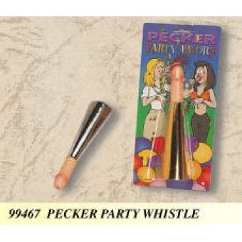 PECKER PARTY FAVOURS CONE WHISTLE