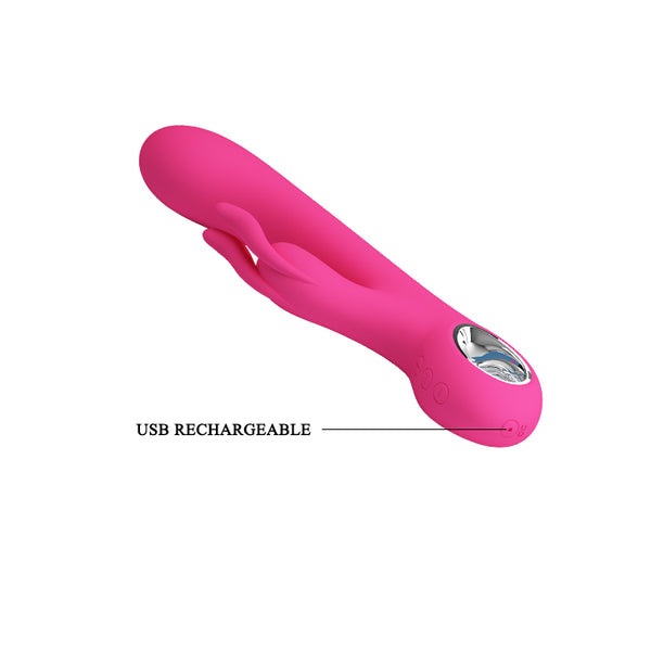 Pretty Love Carina Rabbit Vibe Pink Rechargeable