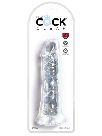 King Cock Clear 8 in. Cock