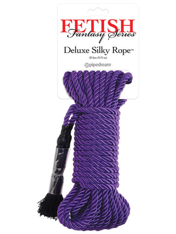 Fetish Fantasy Series Deluxe Silk Rope - Purple