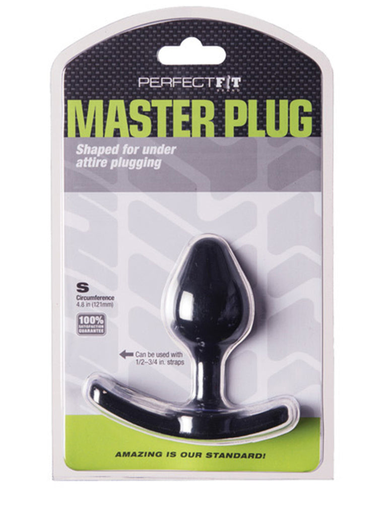 Perfect Fit Master Butt Plug Small Black
