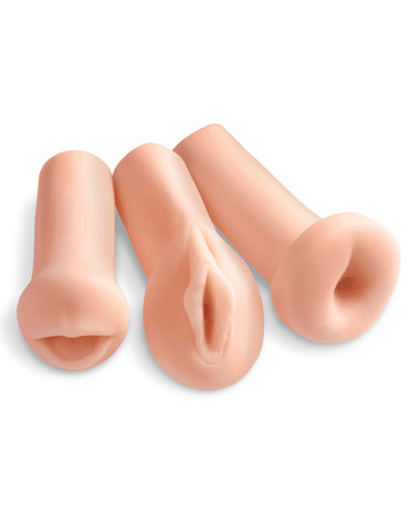 Pipedream Extreme Toyz All 3 Holes A Tantalizing Trio of Fanta Flesh Strokers
