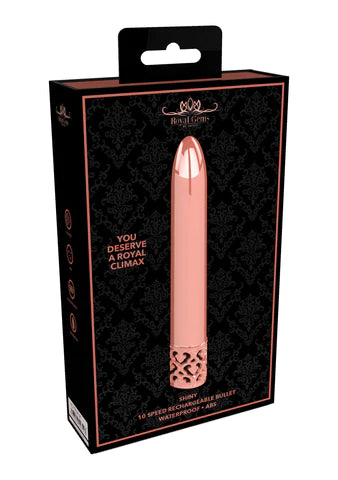 Shiny - Rechargeable ABS Bullet - Rose Gold