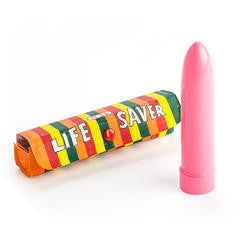 It's A Life Saver Mini Vibrator Pink
