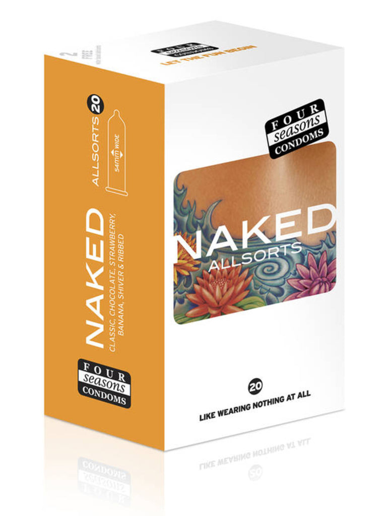 Four Seasons Naked AllSorts - 20 Pack Condoms - TGA 144896