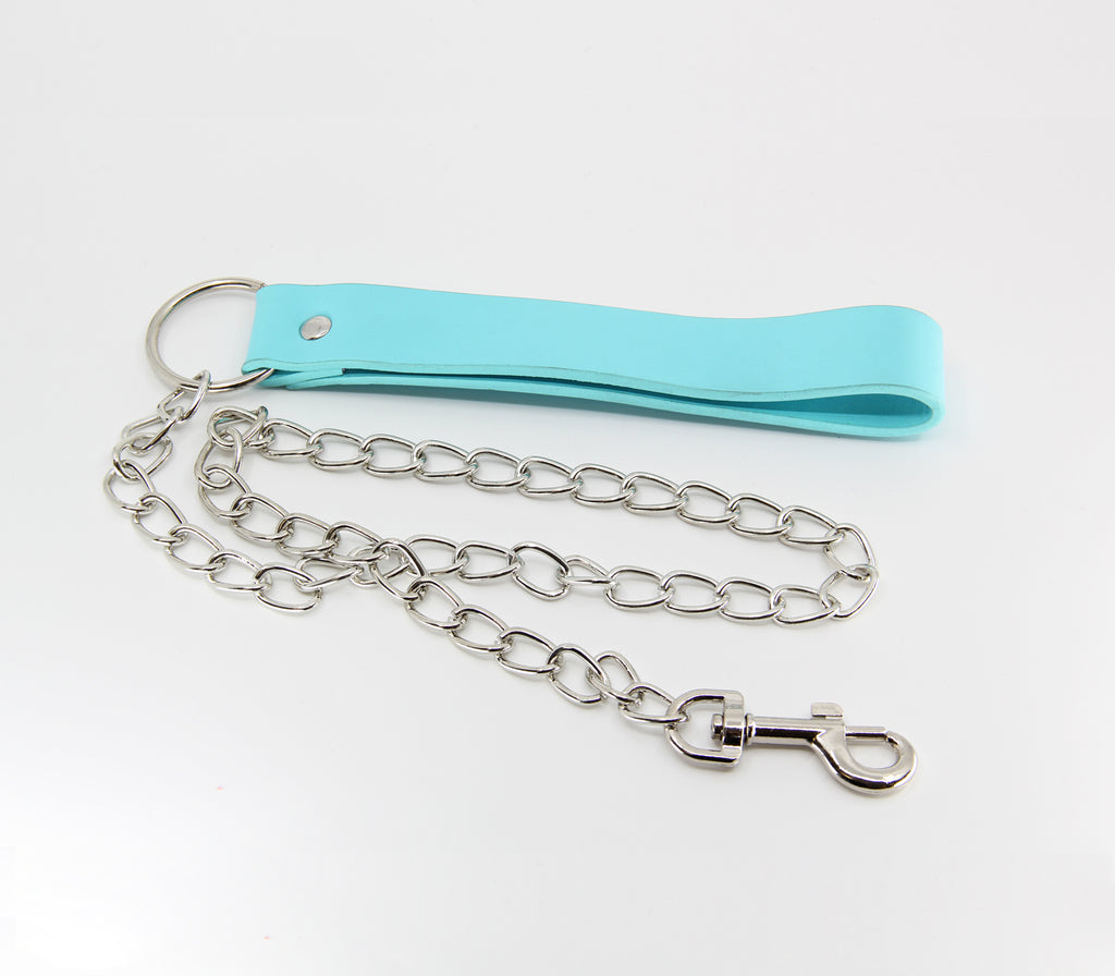 BERLIN BABY BABY BLUE LEACH WITH SILVER CHAIN