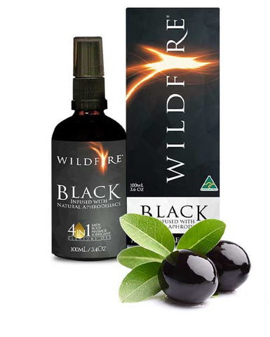 Wildfire 4 in 1 All Over Pleasure Oil - Black - 50ml