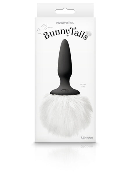 Bunny Tails Mini Plug - White Fur