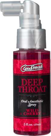 GoodHead Deep Throat Oral Anesthetic Spray Wild Cherry Flavoured