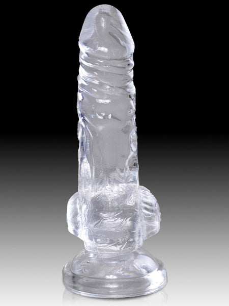 King Cock Clear 7 in. Cock with Balls