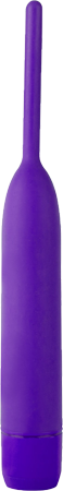 Delight  6" Super Soft Waterproof Multispeed Silicone Vibrator Purple
