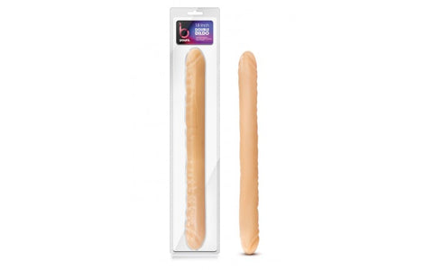B Yours 18 Inch Double Dildo Beige