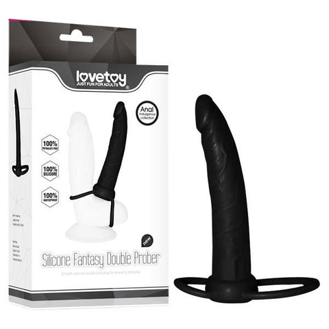 Lovetoy Anal Indulgence Silicone Fantasy Double Prober Double Penetration Wearable Dong