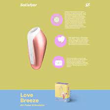 Satisfyer Love Breeze Touch-Free USB-Rechargeable Clitoral Stimulator - Copper