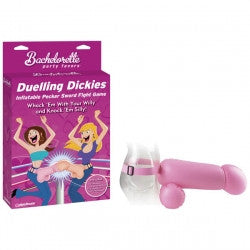Bachelorette Party Favors Duelling Dickies Strap On Inflatable Novelty Penises