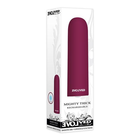 Evolved Mighty Thick Rechargeable Bullet -Red