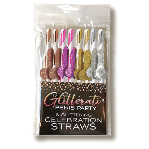 Glitterati - Celebration Straws - 8 pack