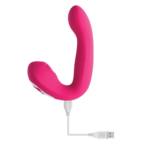 EVOLVED BUCK WILD COME HITHER MOTION VIBRATOR - PINK
