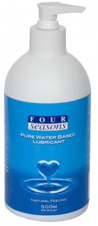 Four Seasons Pure Water Based Lubricant 500ml Pump
