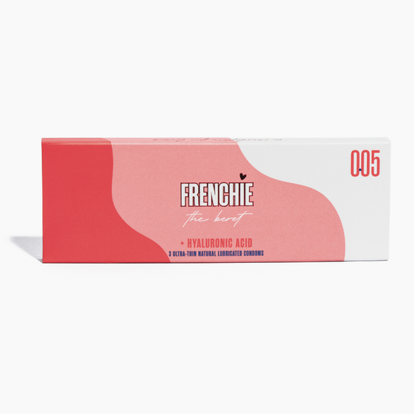 Frenchie The Beret - Vegan Friendly 0.05 Condoms with Hyaluronic Acid- 3pk