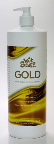 WET STUFF GOLD WATER BASED LUBRICANT PUMP PACK 1KG