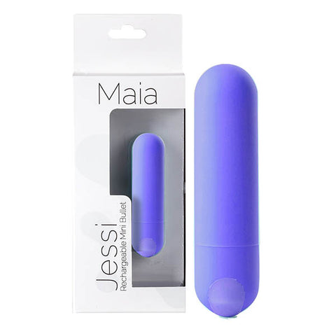 Maia Jessi Purple 7.6 cm USB Rechargeable Bullet