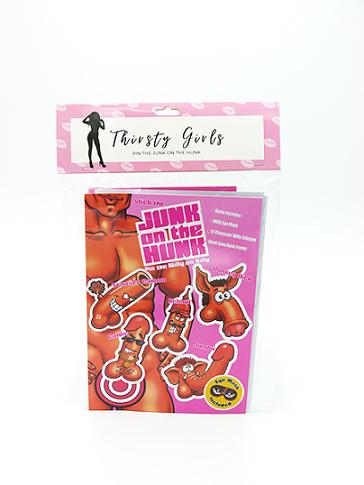 Thirsty Girls Pin The Junk On The Hunk Party Game