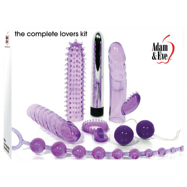 Adam & Eve The Complete Lovers Kit 7 Piece Purple Set