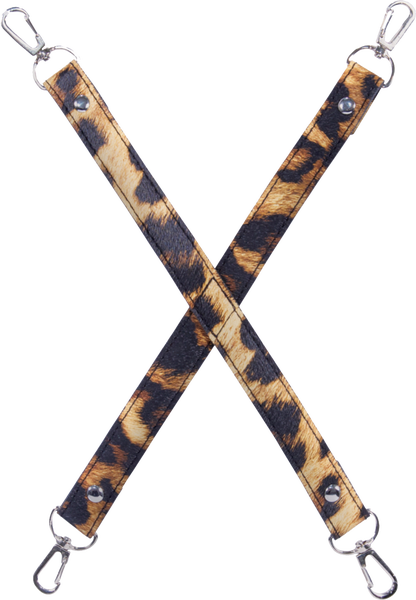 Leopard Frenzy - Clasp Hooks Cross Strap