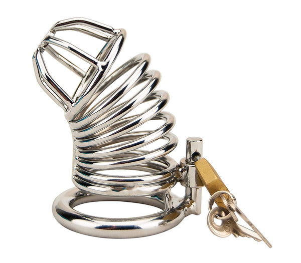 LOVE IN LEATHER 2 " ALLOY MALE CHASTITY DEVICE 50MM