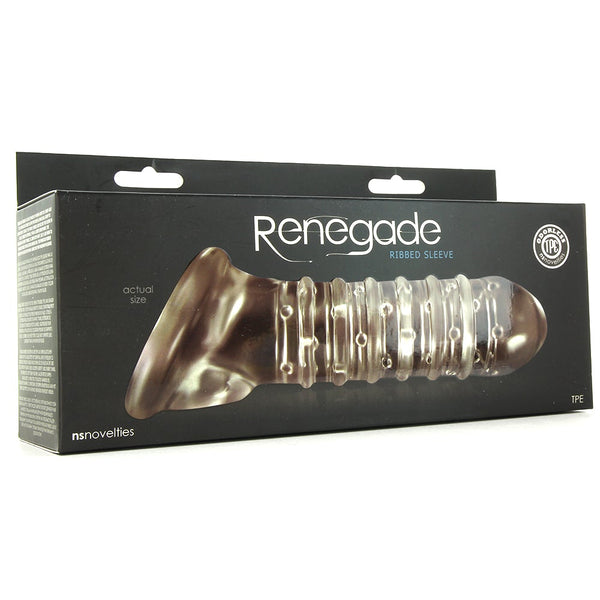 Renegade Ribbed Extension Sleeve in Clear