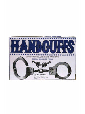 Metal Hand Cuffs with Quick Release & Keys