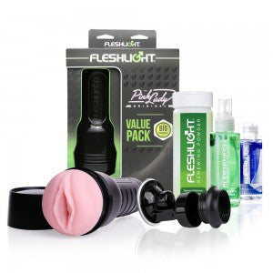 Fleshlight Pink Lady Original Value Pack Everything You Need To Enjoy & Care For Your Fleshlight Toy In One Unit