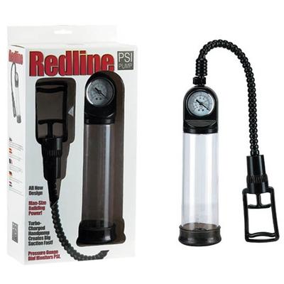 Seven Creations Redline Penis Pump With PSI Gauge
