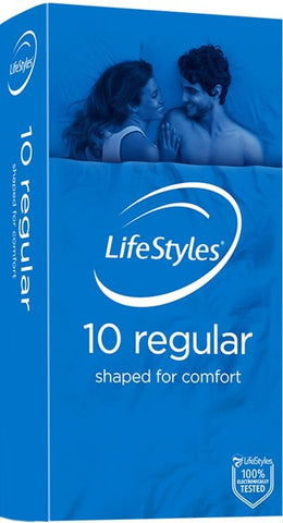 Ansell Lifestyle Regular 10 Pack Condoms