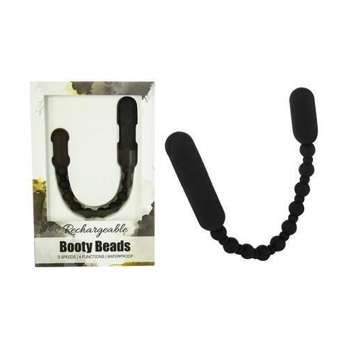 RECHARGEABLE BOOTY BEADS - BLACK