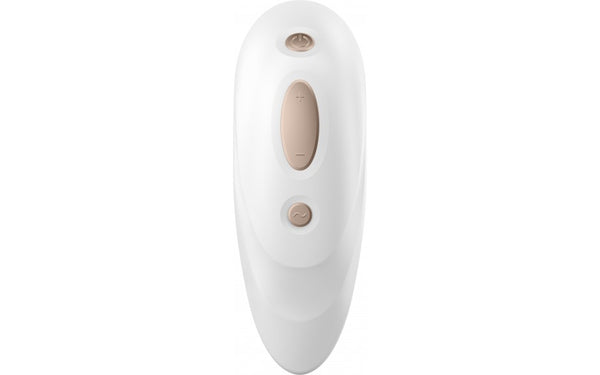 New Satisfyer Pro Plus Vibration White 12.3 cm USB Rechargeable Clitoral Vibrator- The First True Pussy Lover
