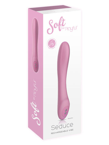 Soft by Playful Seduce - Silicone Rechargeable G-Spot Vibrator Pink