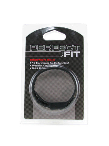 Perfect Fit Speed Shift Adjustable Penis Ring Black